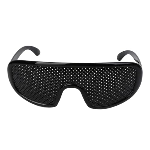 Uoqpty Sehkorrektur Brille Mit Lochblende - Sehstärkeverbesserung Brille,Korrektive Sehhilfe Für Lesen Arbeit Studium Zuhause Innenbereich Draußen Männer Frauen Tägliches Sehen