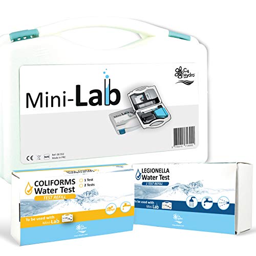 Legionella & Coliforms Water Test Starter Kit – 1 x Starter Kit – Erkennung von legionellen Bakterien und Koliformen (einschließlich E. coli) im Wasser. Testen Sie Ihre warmen Sanitär- und