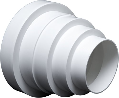 SYSTERM Universal Reduzierstück für Lüftungssysteme Ø 80-150 mm. Reduzierverbinder Reduktion Rohr Ø 80 100 120 125 150 mm. Übergang Lüftung Rundrohr Ventilation Lüftungskanal. RDRC.