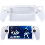 Vanrain Silikon Hülle Kompatibel mit Sony PS5 Playstation Portal Schutzhülle, Slim Weiche Silikon-Schutzhülle Tasche, Anti-Kratzer Case Cover Stoßfest Schutzhülle für PS5 Portal, Weiß