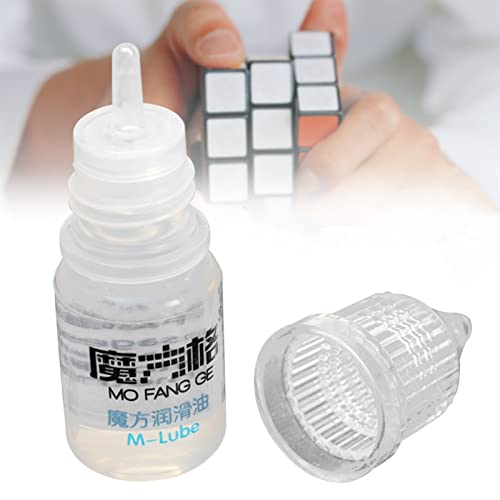 Silikonöl für Magic Cube,3 ml transparentes Silikonöl schmiermittel für Magic Cube,zur Verbesserung der magischen Würfelgeschwindigkeit,Schmierung von Speed Cube Öl Magic Cube Zubehör