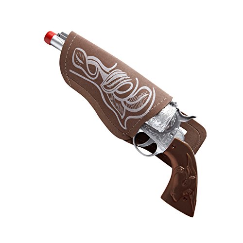 W WIDMANN MILANO Party Fashion 9804C - Cowboypistole mit Halfter und Gürtel, Waffe, Gewehr, Wilder Westen, Cowboy, Sheriff, Mottoparty, Karneval