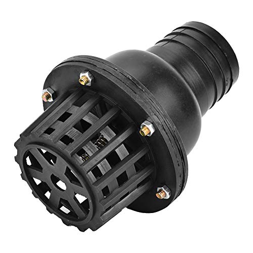 Wasserpumpenfuß, PVC-Niederdruck-Flachventil, Schwarze Ventile, Prüfen für Flüssigkeitsmaschine, 3 Zoll (2in)