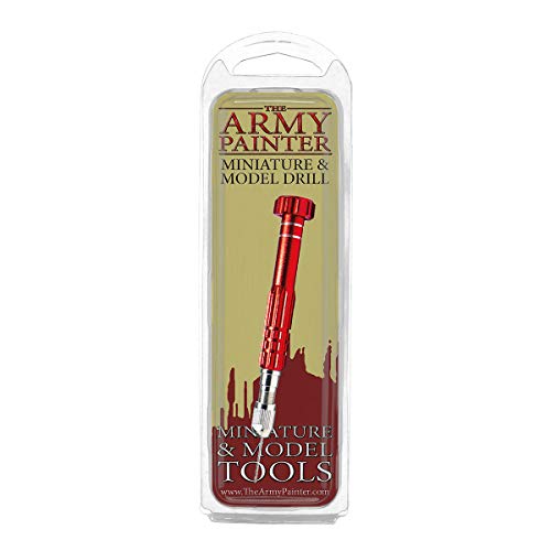 The Army Painter | Miniatur Modellbohrer | Pin Vise Hobby-Bohrer | Spiralbohrer | inkl. 3 Spiralbohrer | für Rollenspiel, Tabletop Wargames Miniatur Modell-Malerei