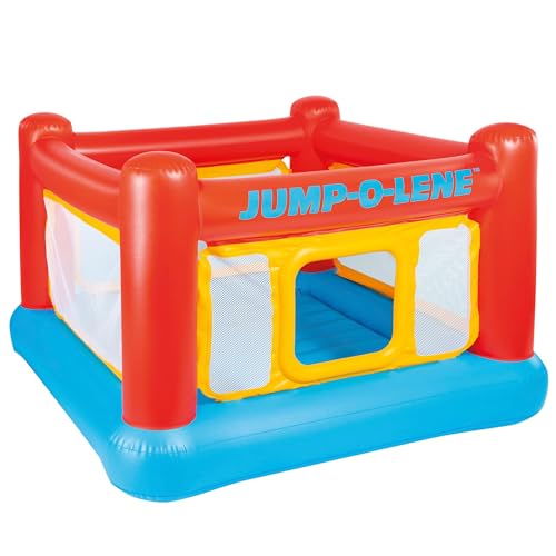 Intex 48260NP – Spielhaus Jump-O-Lene, Vinyl, Mehrfarbig, 174 x 174 x 112 cm