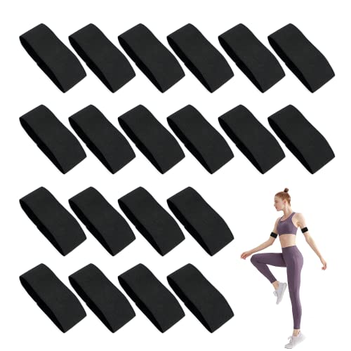 CATELL 20 Stück Trauerflor Armbinde Schwarz Armband Elastisches Trauerbinde Trauerarmbinde Trauerflor Trauerbinden Trauerbinde Trauer Armbinde Trauerband für Beerdigung Trauer Sport Fußballmannschaft