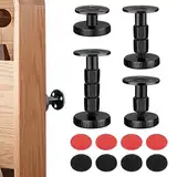 POHOVE 4Stück Anti Shake Abstandshalter Verstellbarer Kopfteil Stabilisatoren 28-105mm Kopfteil Stopper,Metall Abstandshalter Wand Bettstütze Mittelbalken für Betten,Sofas,Tische