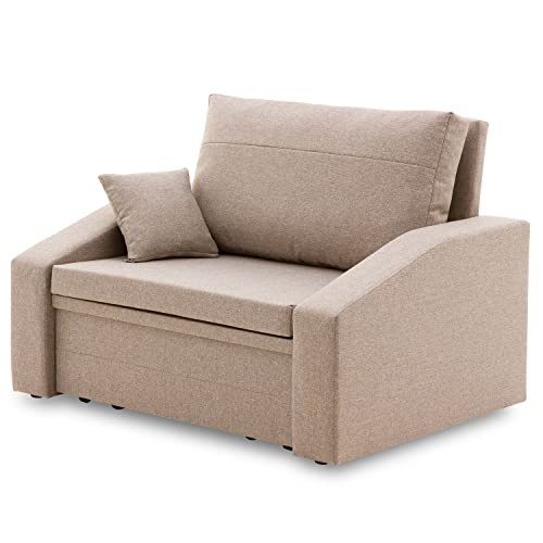 Sofini Sessel Vertico 90 - Klappsessel mit Schlaffunktion - für Wohnzimmer, Schlafzimmer oder Kinderzimmer (Malmo New 08)