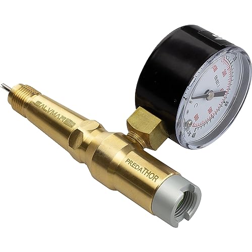 SALVIMAR Manometer Predathor PRO, Unisex Erwachsene, Messing, 0/40 bar