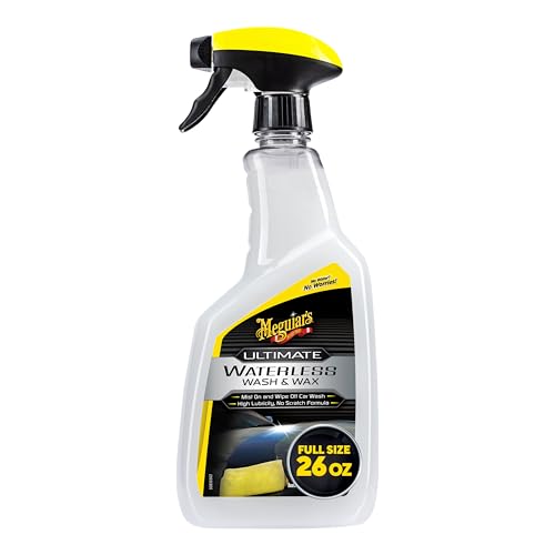Meguiar's G3626EU Ultimate Wash & Wax Anywhere Trockenwäsche & Autowachs - Autoreinigung - Autowaschen ohne Wasser - Sprühwachs - 768ml