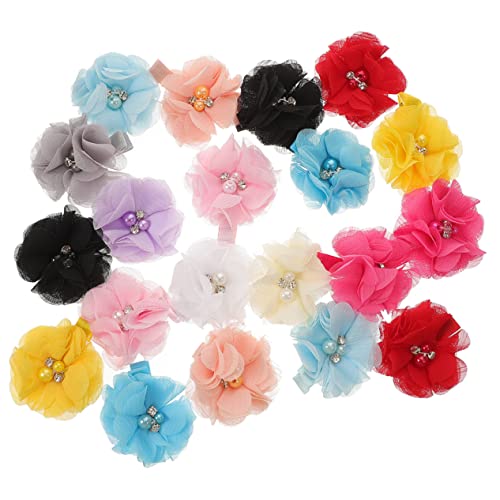 Happyyami 12Stücke Teiliges Haustierhaarkopfschmuck Für Haarspangen Für Süße Haustierfrisuren Für Tierpflege Und Festliche Anlässe