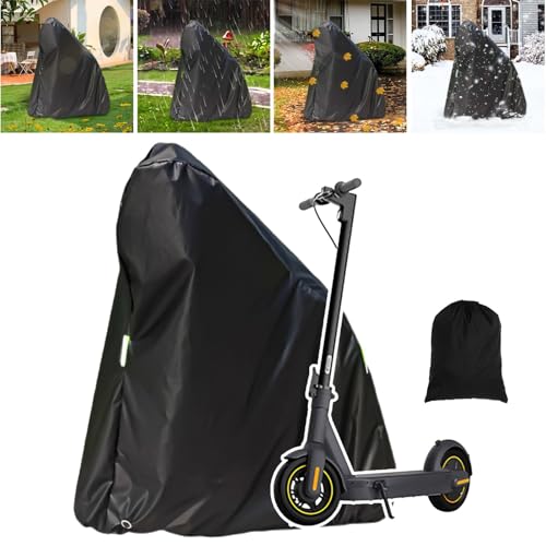 Elektroroller Abdeckung - Schützen vor Staub Schmutz Schnee Sonnenlicht Regen - Passend für die meisten Elektroroller - Ideale Abdeckplane für drinnen & draußen(Without Seat,130cmx115cm)