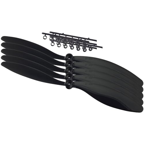 Overdrive-Racing 5X GWS 8x6 Luftschraube/Propeller GW/EP8060 203x152 Reduction Propeller Schwarz