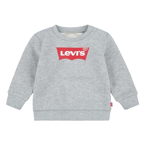 Levi's Kids Batwing crewneck sweatshirt Baby Jungen Grey Heather 6 Monate
