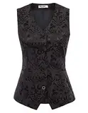 GRACE KARIN schwarz Outdoor Weste Damen Moderne Weste CL949-1 M