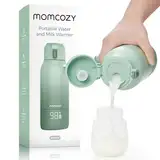 Momcozy Tragbarer Flaschenwärmer Baby für unterwegs, Schnelles Aufheizen und Lange Akkulaufzeit, Zwei Heizmodi für Muttermilch und Wasser, Große 500ml Kapazität für den Ganzen Tag