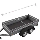1 x Anhänger Flachplanenbügel Aluminium verstellbar 108-146 cm mit Knaufschraube Alu-Bügel für Anhängerplane Planenstütze