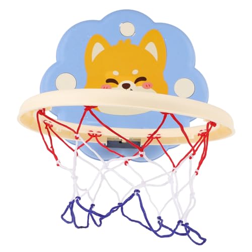 MILISTEN 1 Satz Basketballständer Für Kinder Indoor-basketballrahmen Trampolin Schläger Basketball Schuhe Verstellbarer Basketballkorb Bad-basketballkorb Basketballnetzgeflecht Wand Plastik