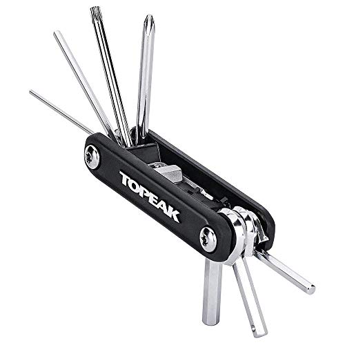 Topeak Unisex – Erwachsene X-Tool+ Minitool, Schwarz, 11 Funktionen