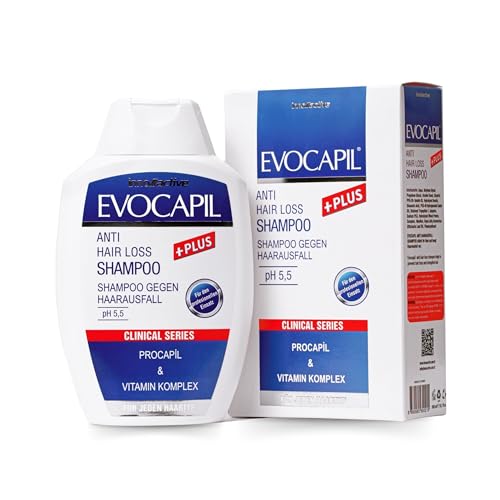 Evocapil - Haar Vitamine - 300ml Haarshampoo mit Keratin, Biotin, Protein und Aminosäuren - Für Anwendungen nach Haartransplantationen - schützt und pflegt das Haar