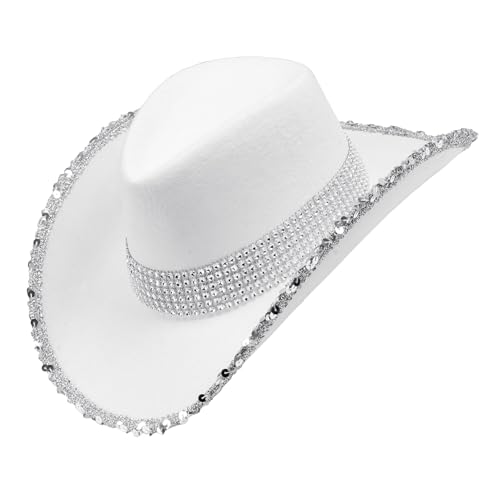 W WIDMANN MILANO Party Fashion - Partyhut Cowgirl/Cowboy, Westernhut, Accessoire Karneval, Junggesellenabschied