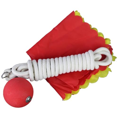 Rope Dart Hammer, Rubber Throw Practice, Martial Arts Equipment, Chinese Traditional Trainer, Flexible Training, 137.8 inches, Soft Training Equipment for Building Muscles