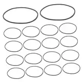 VICASKY 20 Stück Riemen für Kassettenspieler Quadratische Recorder Bänder für Cd und DVD Laufwerke Flexible und Langlebige Ersatzelemente für Optimale und Reduzierte Geräuschentwicklung