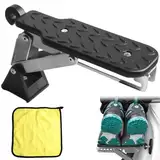 Auto Türstufe, Klappbarer Auto Türpedal Trittbretter mit Pufferkissen, Verstellbares Wohnmobiltrittstufen, Universal Car Door Step zum Autodach, 250kg Tragfähigkeit, für SUV, RV, LKW und Jeep