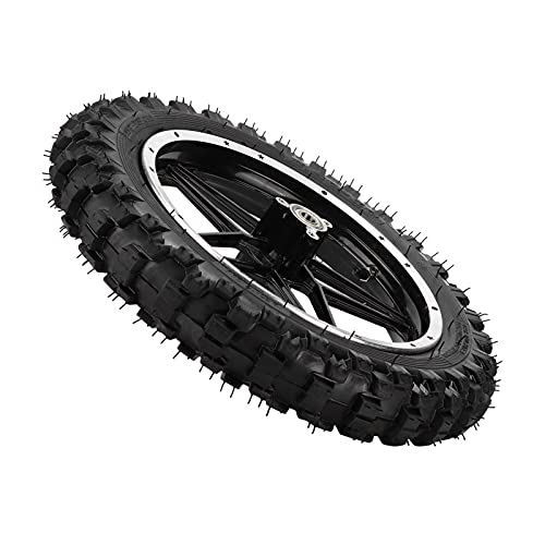 Ersatz-Hinterrad aus Stahllegierung für Mini Pocket Bike 47 Cc 49 Cc 2-Takt-Mini-SUV mit Rutschfesten Reifen und Starkem Schlauch