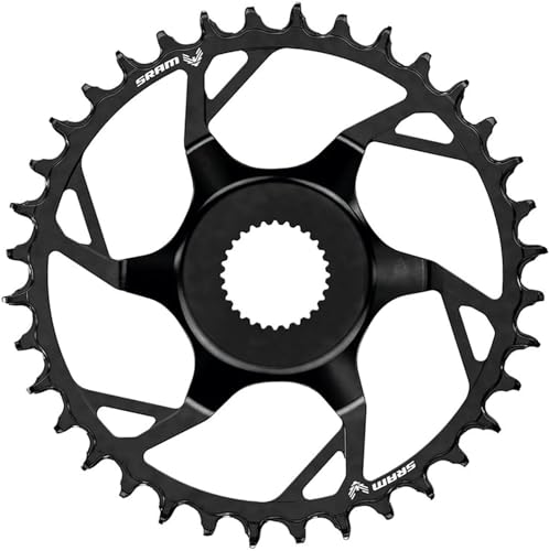 SRAM Unisex-Adult CVI772 INGRANAGGIO 38 D Eagle T-Type 12V Bosch GEN4#, Black, One Size