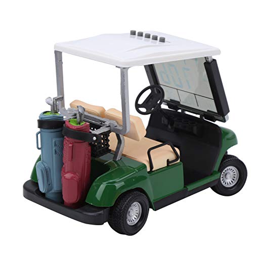 Alomejor Mini Cart Modell Wecker mit LCD-Anzeige Uhrzeit Datum und Temperatur für die Dekoration