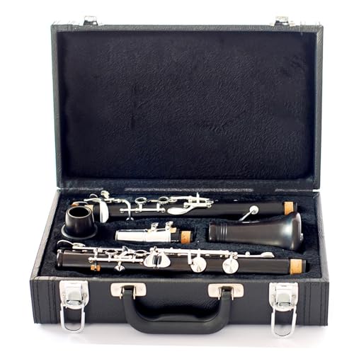 Klarinetteninstrument Klarinette Aus Versilbertem Ebenholz Mit G-Klappe Professionelle Performance-Klarinette Schwarzes Holzblasinstrument