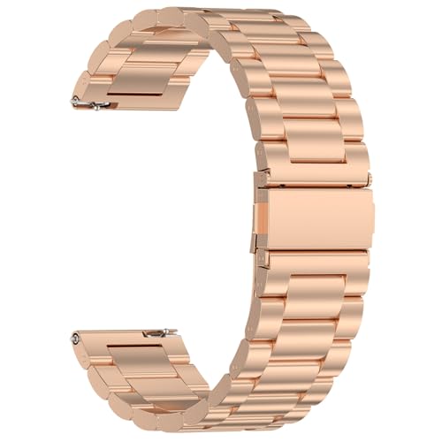 Armbänder Kompatibel mit Garmin Vivoactive 6 Wechselarmband Edelstahl Ersatzarmband Metall Uhrenarmband Business Bands für Garmin Vivoactive 6 Armband Damen Herren