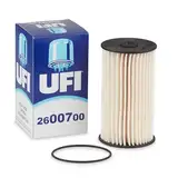 UFI Filters, Dieselfilter 26.007.00, Ersatz-Kraftstofffilter, Geeignet für Autos, Anwendbar auf verschiedene Modelle wie Audi, Hako, Seat, Skoda und Volkswagen