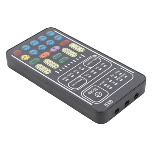 Voice Changer -Set, Tragbare -Gaming Sprachwechslerin, Plug & Play for Game von Mobiltelefoncomputer, für Live Streaming 8 Verschiedene Sounds, Entfesseln Sie Ihre (englische Version)