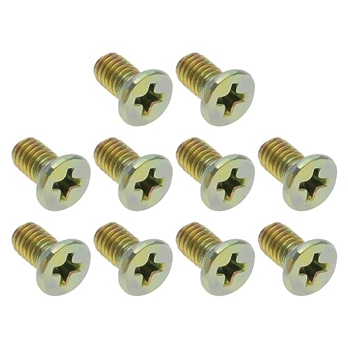10 Stück Stichsägen-Grundplatten-Schrauben Kompatibel mit Makita 4350FCT 4351FCT BJV140 BJV180 DJV180 Stichsägen-Sohlenplatten-Schrauben