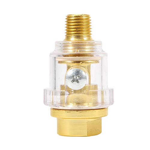 In-Line-?ler, Profi-1/4-Zoll-NPT-Mini-In-Line-?ler-?ler Goldfarben-Kupfer-Pneumatikwerkzeug-Zubeh?r