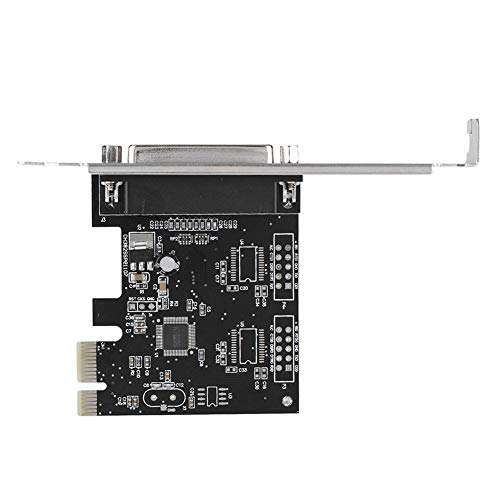 PCI Express Parallel Card, PCIE zu Parallel Port Card Druckanschluss LPT PCI-E LPT-Druckerkartenadapter DB25