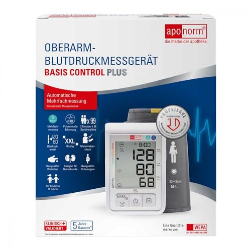 APONORM Blutdruckmessgerät Basis C.Plus Oberarm 1 St