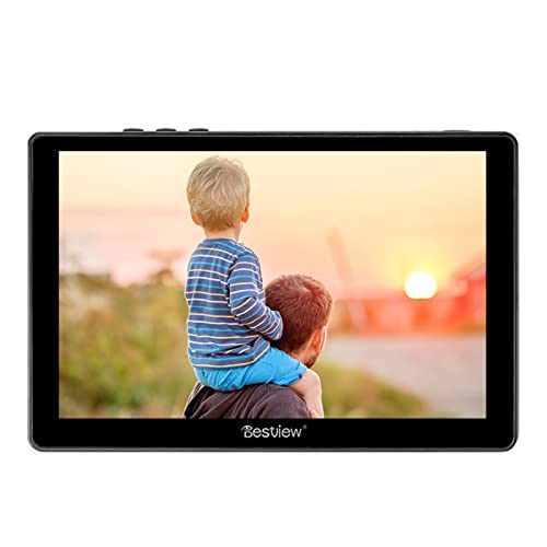 Desview R72 Camera Monitor HDMI In/Output 4K 7 Inch Touchscreen Field Monitor 2600 nits 1920x1200p with Waveform/3D LUT/Vectorscope for Small Film Camera, SLR, Micro SLR. Card Camera.