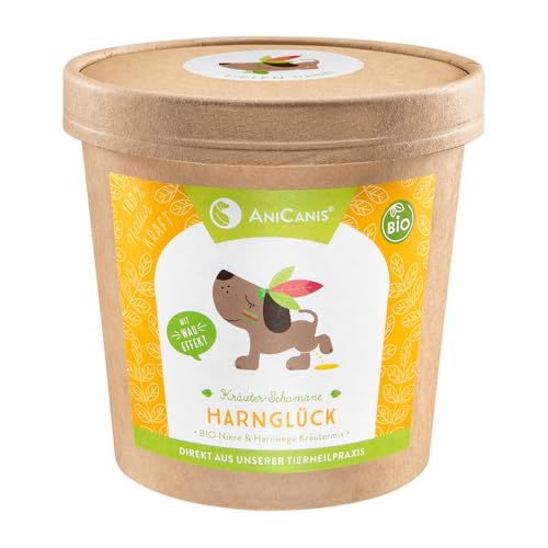 AniCanis Bio Harnglück - Nierenkräuter für Hunde - Kräutermix getrocknet - Niere Blase Harnwege Kräuter vom Tierheilpraktiker - 100g