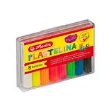 Knetine, 8 fluoreszierende Farben