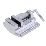 KATSU Schraubstöcke Bohrmaschinenschraubstock 2,5 Zoll (65mm), Präzisionssäulen Bohrtischklemme Aluminiumlegierung für Werkstattfräsmaschine Maschinenwartung SP10008008