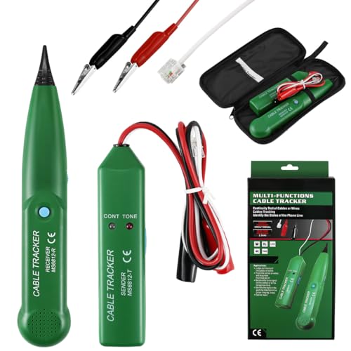 Cable Tracker, VicBou Kabelbruch Suchgerät Mähroboter Multifunctional Checker Wire für Netzwerk Wartung Collation, Kabelfinder Kabeltester, Netzwerkkabel Tester, Durchgang des Testschaltkreises