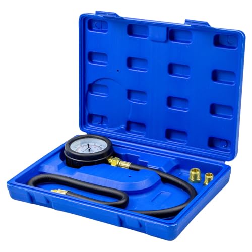 Öldruckmesser 0-7 Bar Set 3-tlg mit Gewindeadaptern//Öldrucktester Öldruckprüfer Öl-Meßgerät Prüfgerät