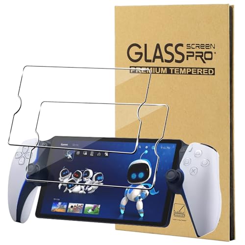CONAPIKA Schutzfolie für Sony PlayStation Portal, 2 Stück 9H Anti-Kratzen Anti-Fingerabdruck Displayschutz Ultra-klar Hohe Empfindlichkeit Anti-Bläschen Panzerfolie Gehärtetes Glas Displayschutzfolie