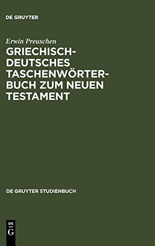 Griechisch-deutsches Taschenwörterbuch zum Neuen Testament