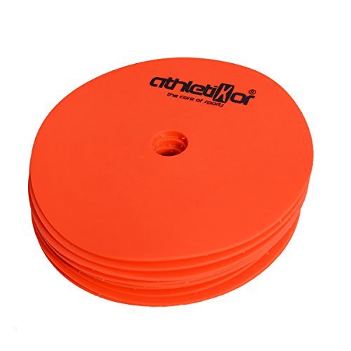 athletikor Floormarker Verschiedene Sets - Markierungsteller (10 x Orange)