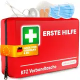Verbandskasten Auto nach aktueller Norm 2025 DIN 13164 (StVO konform) - Erste Hilfe Set Auto Verbandskasten 2025 Kfz Verbandskasten 2025