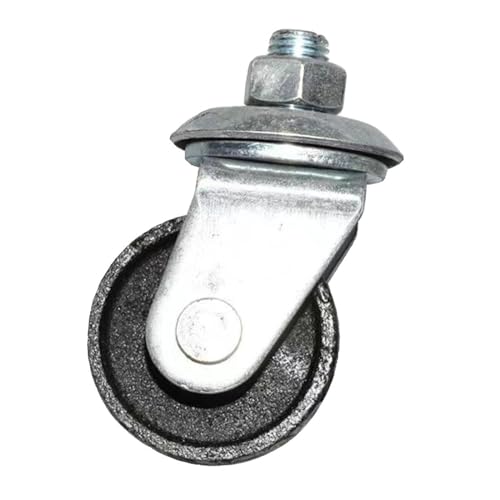 Ronyme Generische Wagenheberrollen, 16-mm-Schaft, Ersatz-Anhänger-Lenkrolle, horizontale Wagenheberrollen aus Metall für 4-Tonnen-Wagenheber